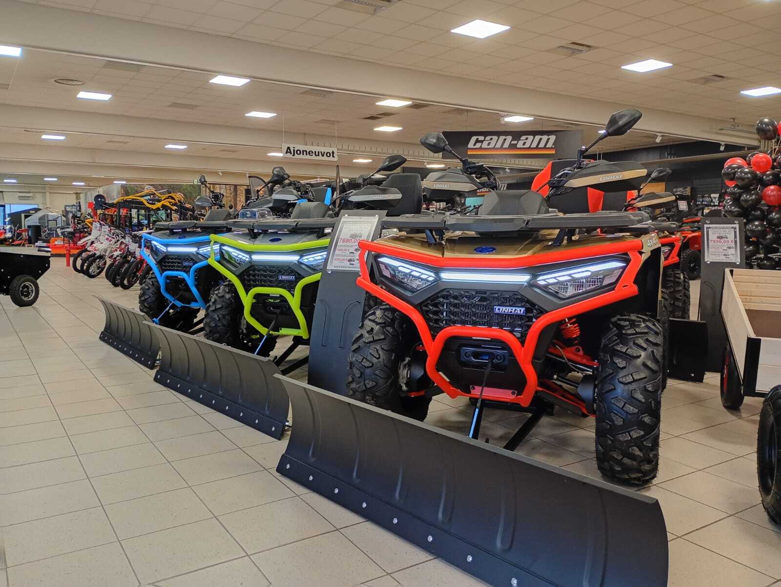 Traktorimönkijä Linhai Landforce 650L Pro EPS 4x4 T3b talvipaketilla ...